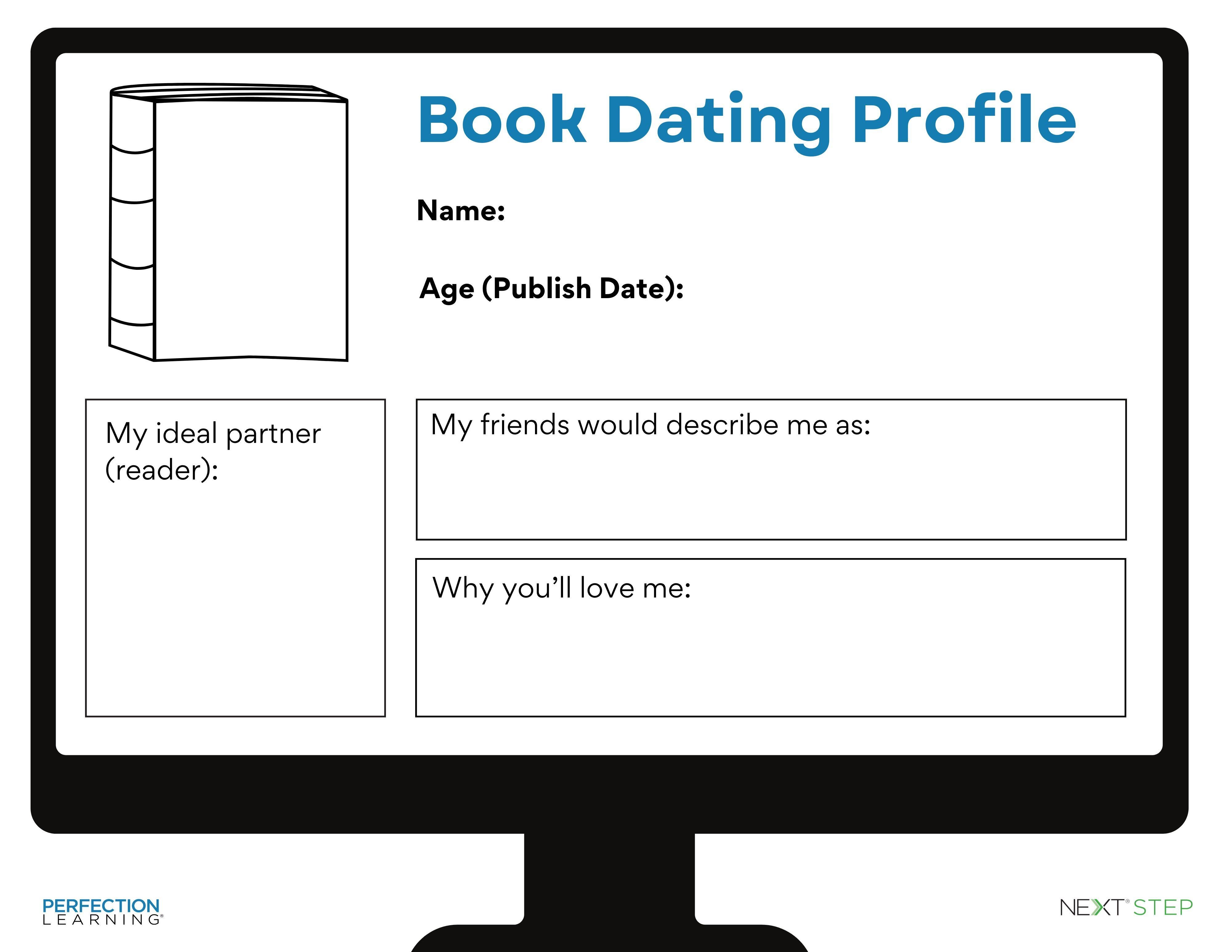 Book Dating Profile Activity - Perfection Learning