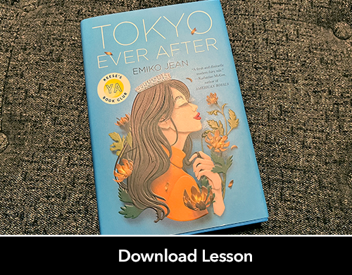 Text: Download Lesson; Image: Tokyo Ever After book cover